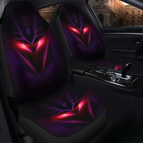 Decepticons Night Logo Seat Covers 101719 Universal Fit - CarInspirations