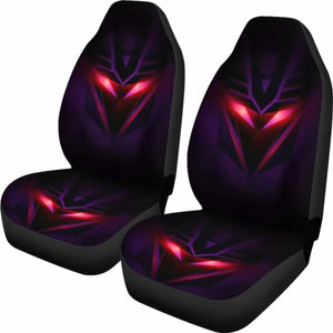 Decepticons Night Logo Seat Covers 101719 Universal Fit - CarInspirations