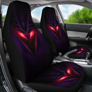 Decepticons Night Logo Seat Covers 101719 Universal Fit - CarInspirations