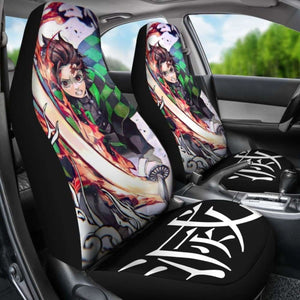 Demon Slayer Anime Seat Covers 101719 Universal Fit - CarInspirations