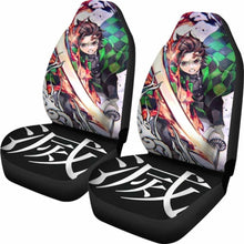 Load image into Gallery viewer, Demon Slayer Anime Seat Covers 101719 Universal Fit - CarInspirations