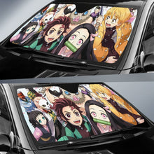 Load image into Gallery viewer, Demon Slayer Car Auto Sunshade Anime 2020 Universal Fit 225311 - CarInspirations