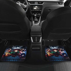 Demon Slayer Front And Car Mats Universal Fit - CarInspirations