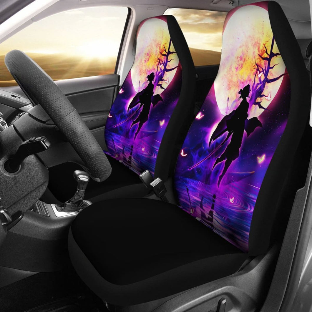Demon Slayer Moon Night Seat Covers Amazing Best Gift Ideas 2020 Universal Fit 090505 - CarInspirations