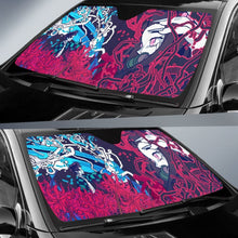 Load image into Gallery viewer, Demon Slayer Nezuko &amp; Tanjiro Car Auto Sunshade Anime 2020 Universal Fit 225311 - CarInspirations