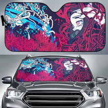 Load image into Gallery viewer, Demon Slayer Nezuko &amp; Tanjiro Car Auto Sunshade Anime 2020 Universal Fit 225311 - CarInspirations