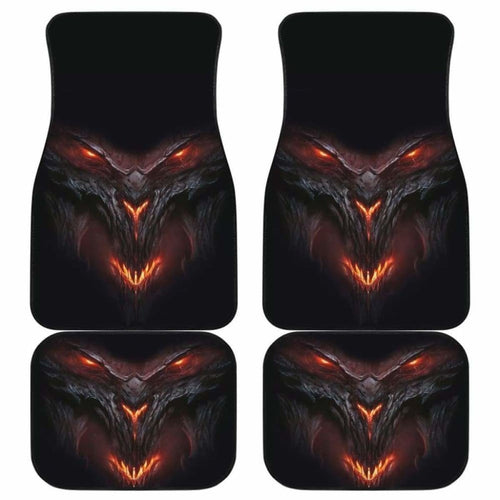 Diablo 3 Logo Evil Car Floor Mats Universal Fit 051012 - CarInspirations