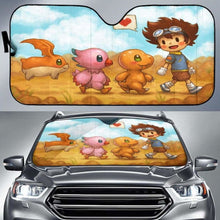 Load image into Gallery viewer, Digimon Wall Car Sun Shades 918b Universal Fit - CarInspirations