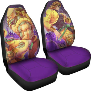 Dio Brando Car Seat Covers JoJo’s Bizarre Adventure Universal Fit 210212 - CarInspirations
