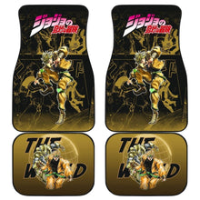 Load image into Gallery viewer, Dio Brando Jojo Bizarre Adventure Gyro Manga Checkerboard Style Car Floor Mats Anime Yellow Universal Fit 175802 - CarInspirations