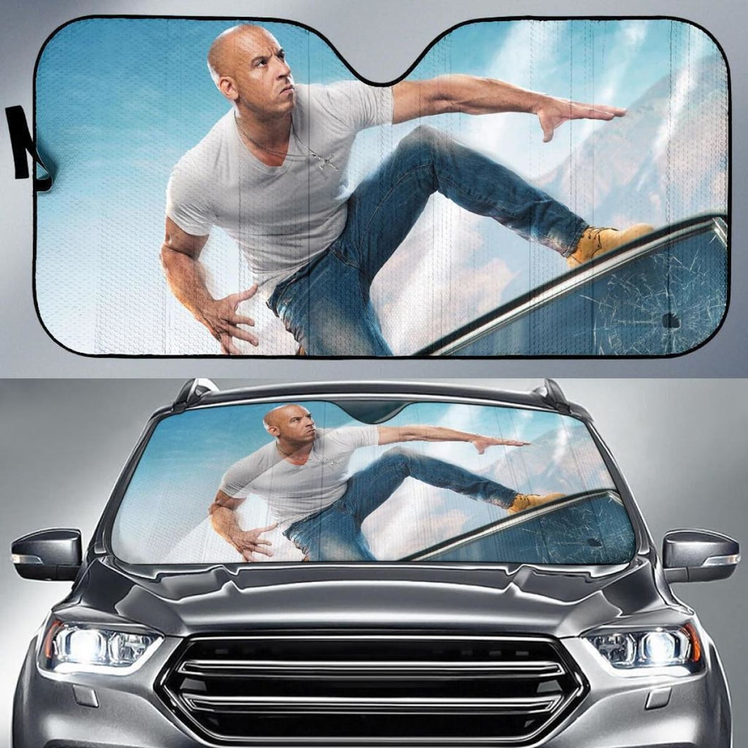 Dominic Toretto Fast Furious Auto Sun Shade Universal Fit 174503 - CarInspirations