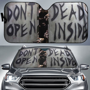 Don’T Open Dead Inside The Walking Dead Auto Sun Shade Mn05 Universal Fit 111204 - CarInspirations