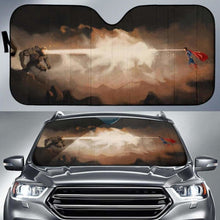 Load image into Gallery viewer, Doomdays Vs Superman Car Auto Sun Shades Universal Fit 051312 - CarInspirations