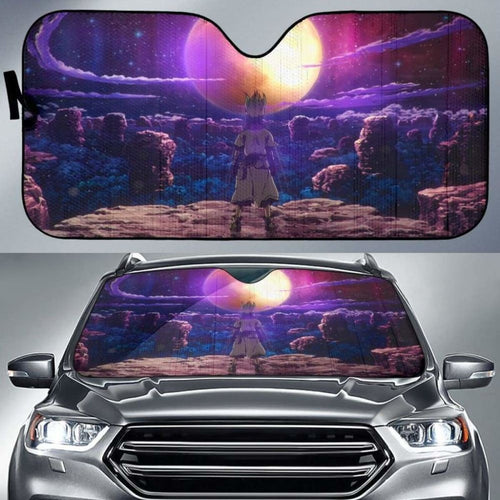 Dr Stone Anime Auto Sun Shade 918b Universal Fit - CarInspirations
