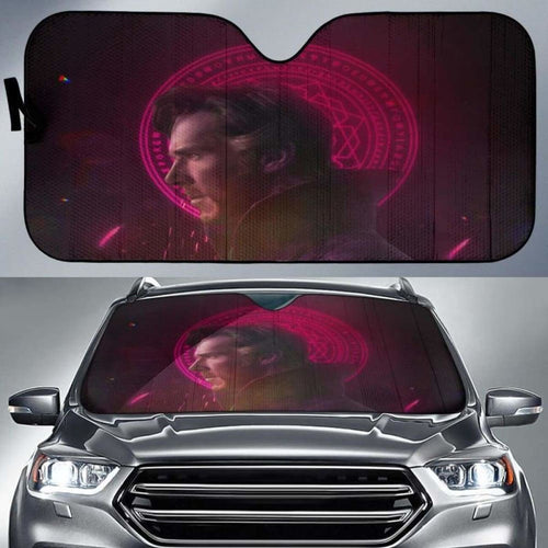 Dr Strange Face Auto Sun Shades 918b Universal Fit - CarInspirations