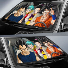Load image into Gallery viewer, Dragon Ball Anime Goku Vegeta Auto Sun Shade 918b Universal Fit - CarInspirations