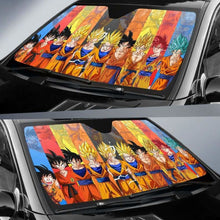 Load image into Gallery viewer, Dragon Ball Car Sun Shade 918b Universal Fit - CarInspirations