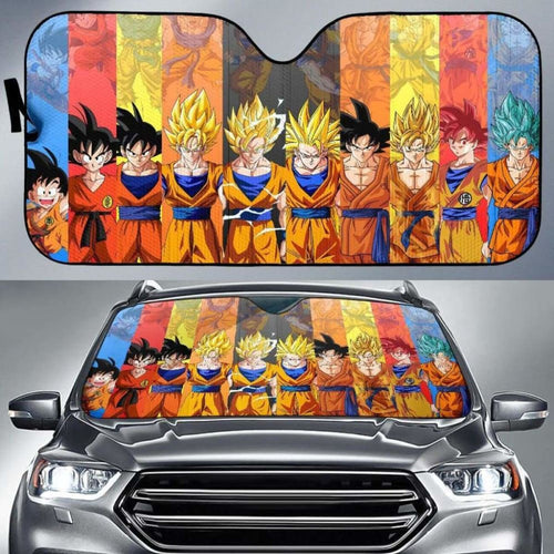 Dragon Ball Car Sun Shade 918b Universal Fit - CarInspirations