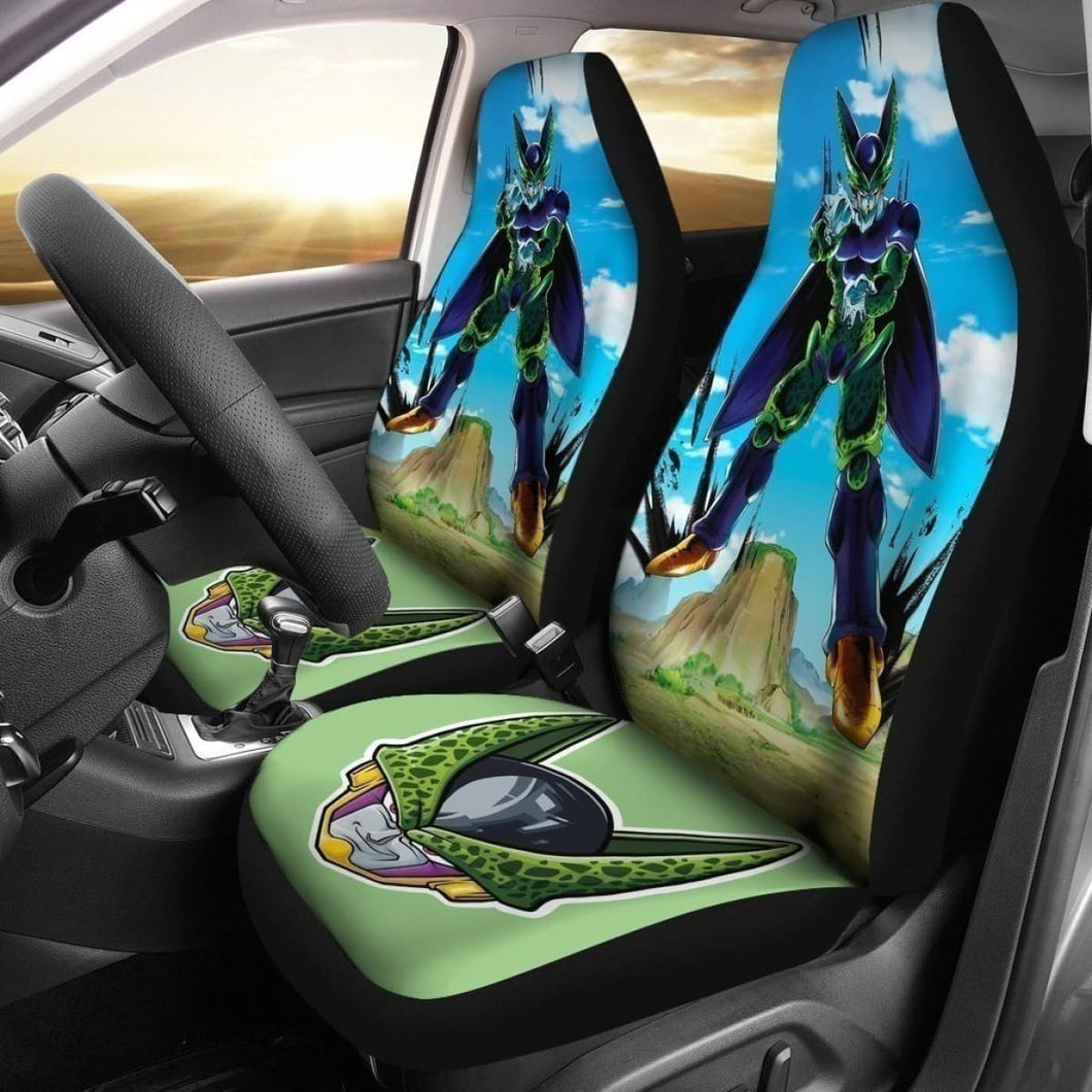 Dragon Ball Cell Anime Car Seat Covers For Fan Universal Fit 194801 - CarInspirations