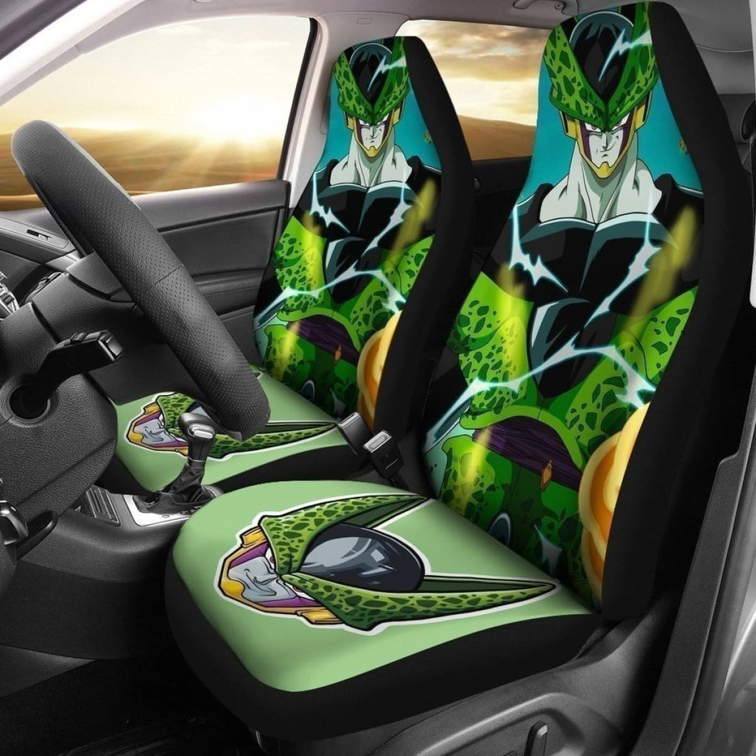 Dragon Ball Cell Smile Anime Car Seat Covers Universal Fit 194801 - CarInspirations