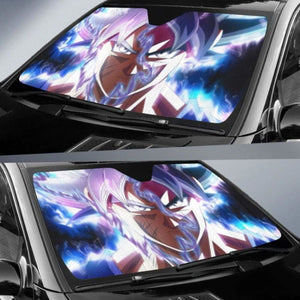 Dragon Ball Goku Ultra Instinct Car Sun Shades 918b Universal Fit - CarInspirations