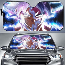 Load image into Gallery viewer, Dragon Ball Goku Ultra Instinct Car Sun Shades 918b Universal Fit - CarInspirations