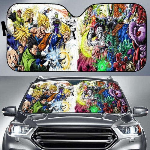Dragon Ball Heroes Vs Villains Car Sun Shades 918b Universal Fit - CarInspirations