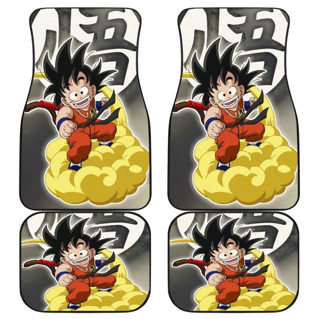 Dragon Ball Kid Songoku Art Car Floor Mats Manga Universal Fit 103530 - CarInspirations