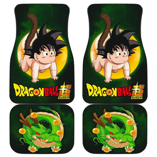 Dragon Ball Kid Songoku Funny Car Floor Mats Manga Universal Fit 103530 - CarInspirations