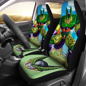 Dragon Ball Semi Perfect Cell Anime Car Seat Covers Universal Fit 194801 - CarInspirations