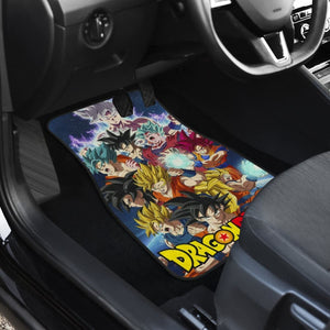 Dragon Ball Songoku Car Floor Mats Manga Fan Gift Universal Fit 103530 - CarInspirations
