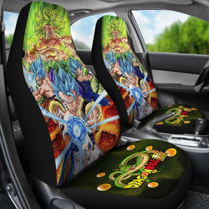 Dragon Ball Super Art Car Seat Covers Manga Fan Gift Universal Fit 103530 - CarInspirations