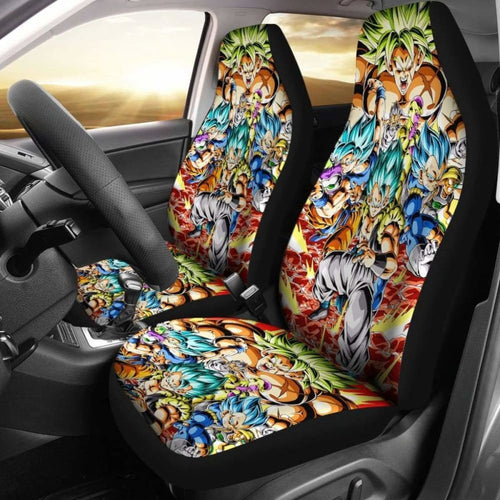 Dragon Ball Super Broly 2019 Car Seat Covers Universal Fit 051012 - CarInspirations