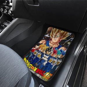 Dragon Ball Vegeta Art Car Floor Mats Manga Fan Gift Universal Fit 103530 - CarInspirations