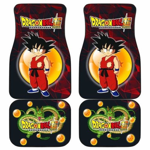 Dragon Ball Z Kid Goku Car Flor Mats Universal Fit 051012 - CarInspirations