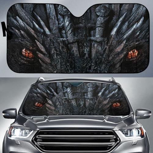 Dragon Game Of Thrones Season 8 Car Sun Shade Universal Fit 225311 - CarInspirations