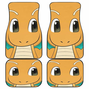 Dragonite Pokemon Cute Face Car Floor Mats Universal Fit 051012 - CarInspirations