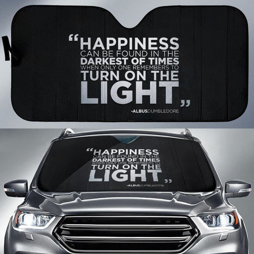 Dumbledore Saying Harry Potter Auto Sun Shade Universal Fit 174503 - CarInspirations
