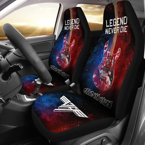 Eddie Van Halen Car Seat Covers Legend Never Die Universal Fit 194801 - CarInspirations