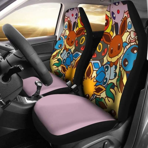Eevee Pokemon Car Seat Covers Universal Fit 051312 - CarInspirations