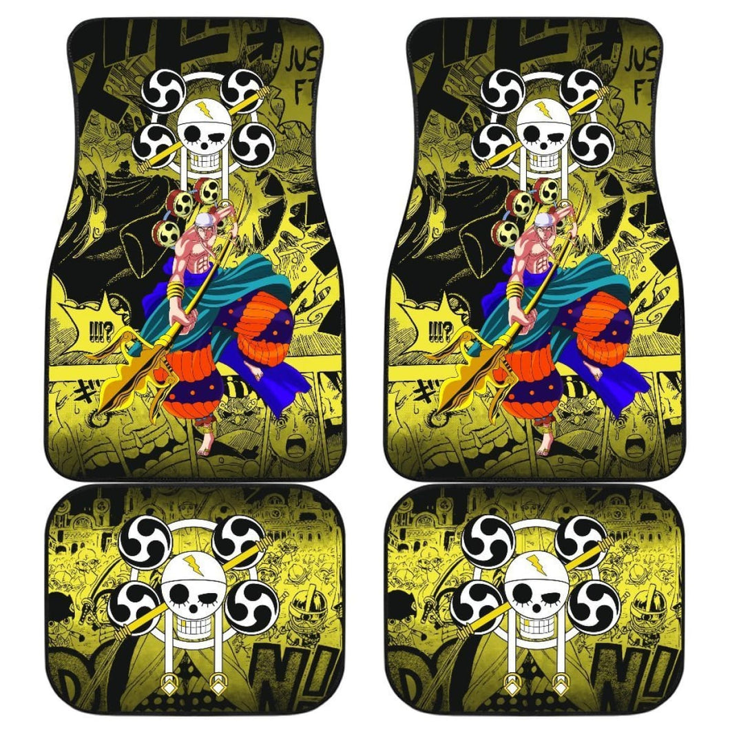 Enel One Piece Car Floor Mats Manga Mixed Anime Universal Fit 175802 - CarInspirations