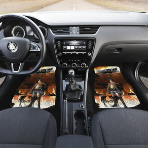 Eren Jeager Attack On Titan Car Floor Mats For Fan Like Anime Universal Fit 175802 - CarInspirations