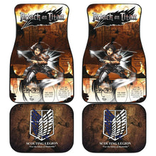 Load image into Gallery viewer, Eren Jeager Attack On Titan Car Floor Mats For Fan Love Anime Universal Fit 175802 - CarInspirations
