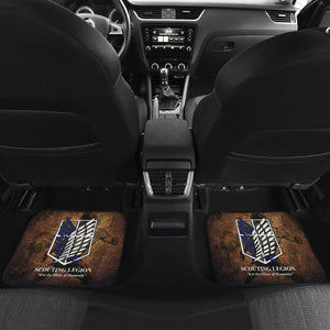 Eren Jeager Attack On Titan Car Floor Mats For Fan Love Anime Universal Fit 175802 - CarInspirations