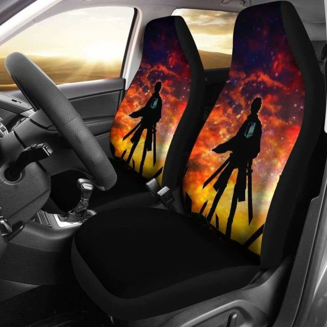 Eren Yeager Attack On Titan Car Seat Covers Universal Fit 051012 - CarInspirations