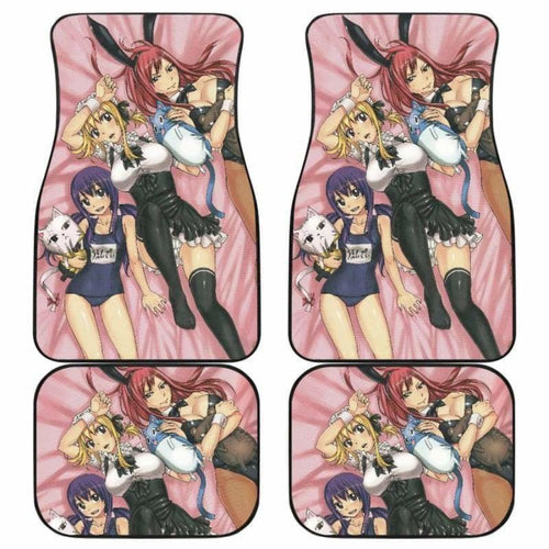 Erza Lucy Fairy Tail Car Floor Mats Universal Fit 051912 - CarInspirations