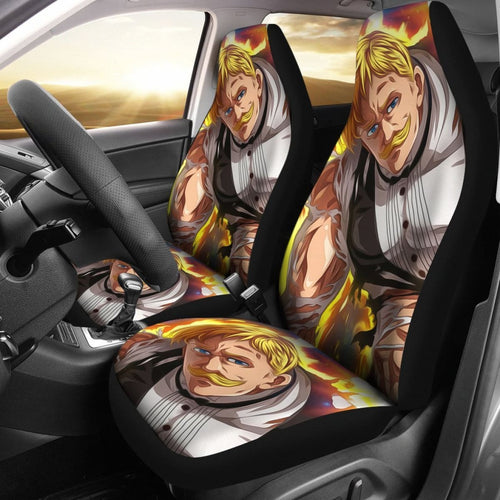 Escanor Seven Deadly Sins Car Seat Covers Anime Universal Fit 173905 - CarInspirations