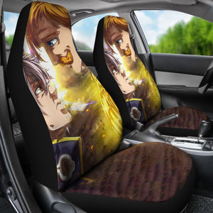 Escanor Vs Zeldris Car Seat Covers Seven Deadly Sins Universal Fit 173905 - CarInspirations