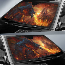 Load image into Gallery viewer, Evil Dragon Attack Sun Shade amazing best gift ideas 2020 Universal Fit 174503 - CarInspirations