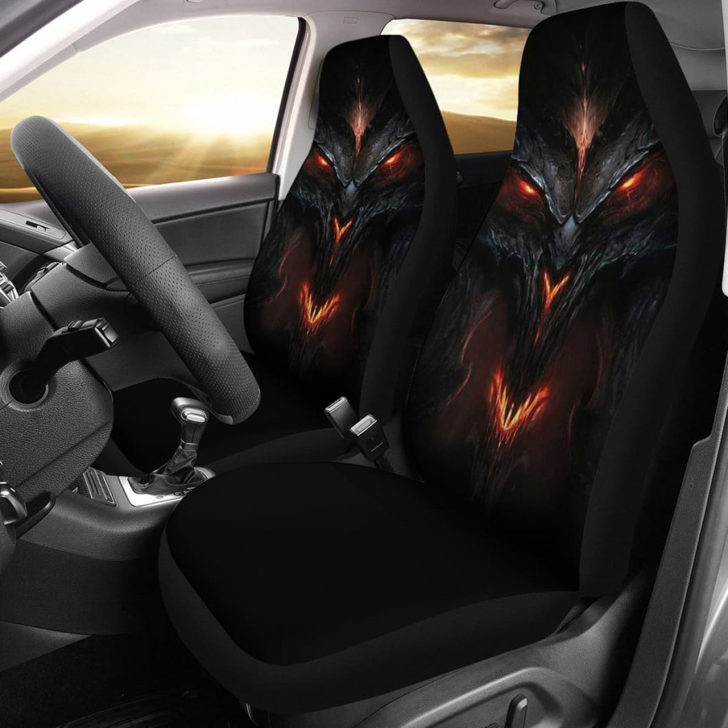 Evil Face Car Seat Covers - Amazing Best Gift Ideas 2020 Universal Fit 121007 - CarInspirations